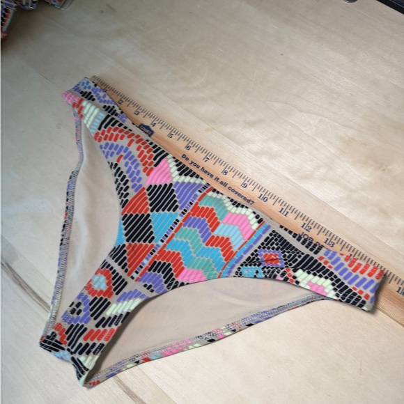 Mara Hoffman - Two Piece Geometirc Colorful Swim Suit - Picture 2 of 7